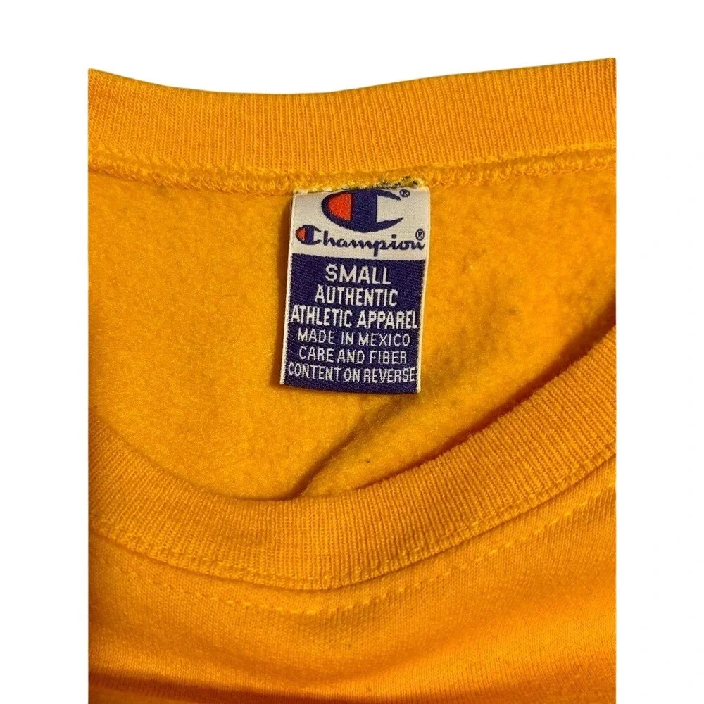 Champion VINTAGE Yellow/Gold/Red Boston College Sweatshirt - Picture 4 of 5